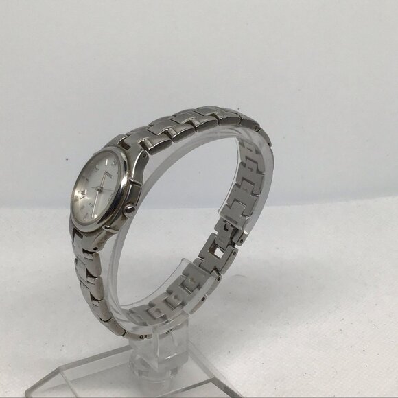 Fossil FS-2651 "STEEL" Women's Silver-Tone Quartz Watch 26mm Date Pre-owned - Picture 3 of 15